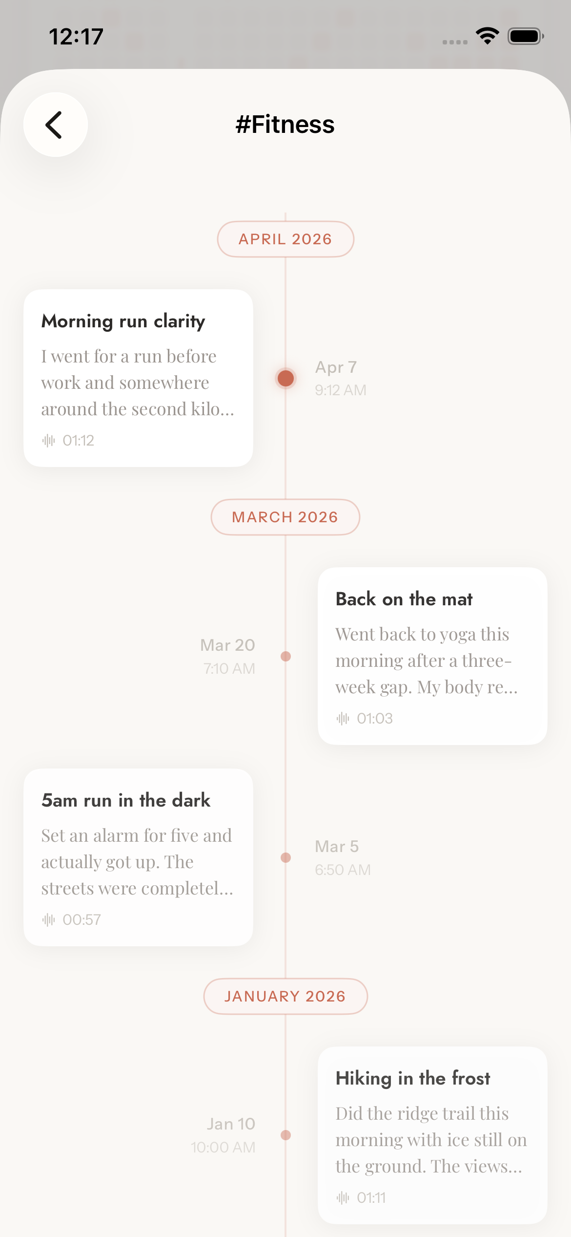AI summary view